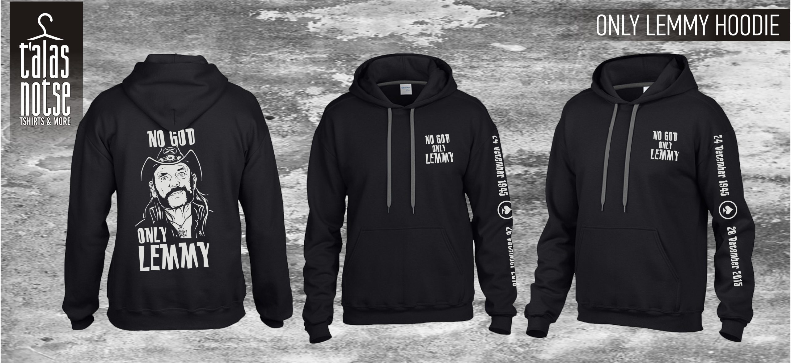 ONLY LEMMY HOODIE